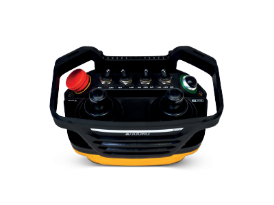 Remote control radio nirkabel untuk operasi overhead crane