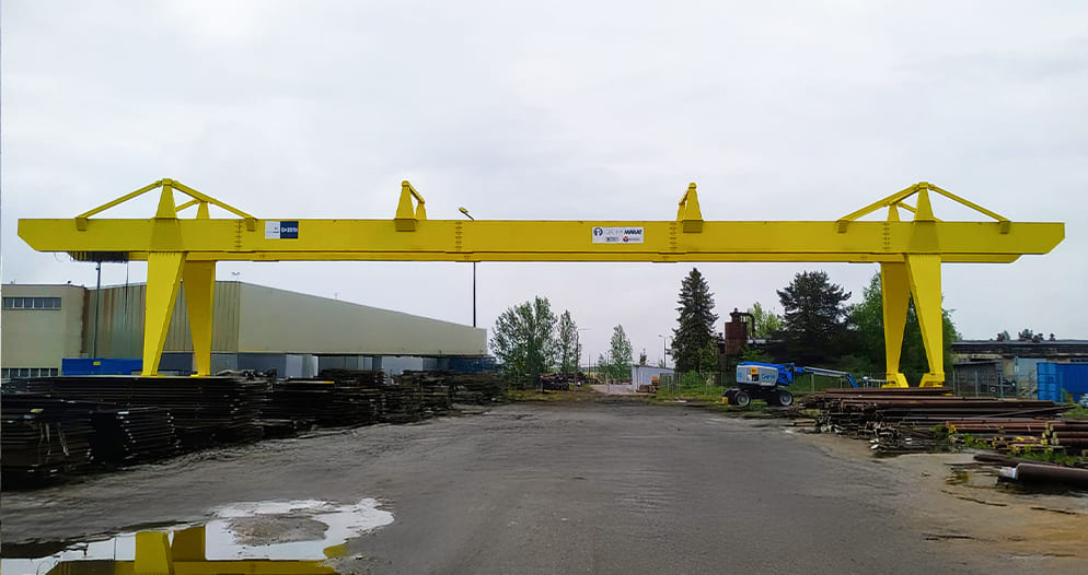 Gantry Crane Double Girder - Tampak Depan