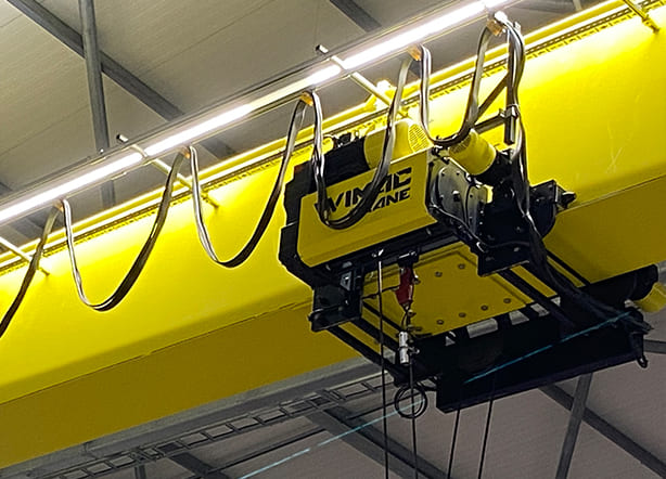 Aplikasi Hoist Monorail Low Headroom