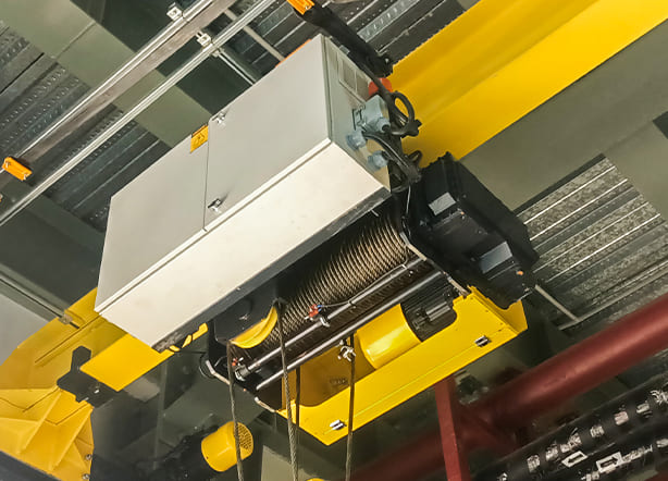 Aplikasi Hoist Monorail Tinggi Standar