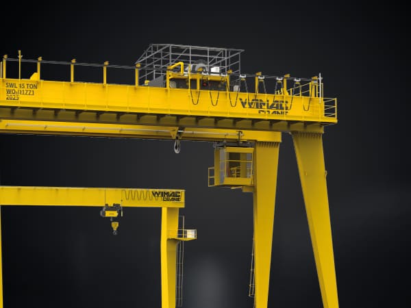 Gantry crane lengkap semi gantry crane gantry crane tipe L produsen Turki