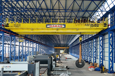 Process crane tugas berat untuk material handling pabrik baja